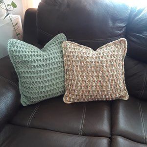 Crochet Throw Pillows, Pillows, Home Decor, Crochet Pillows, Handmade Gifts